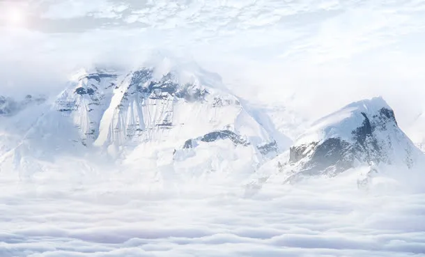 雪山背景
