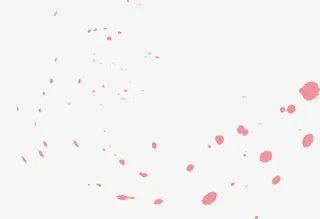 小清新红色花瓣免抠