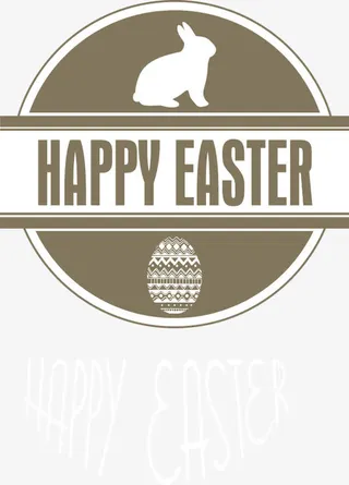 复活节设计矢量素材免抠