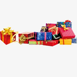 礼物礼盒免抠