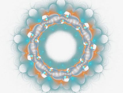 特效创意 炫酷梦幻光束圆环免抠