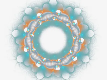 特效创意 炫酷梦幻光束圆环免抠