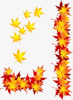 漂浮的枫叶免抠 漂浮的枫叶免抠