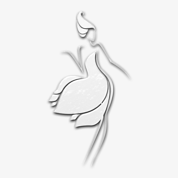 美女png浮雕免抠