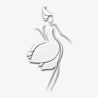 美女png浮雕免抠