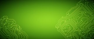 绿色科技电路板背景高清