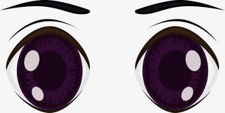 大眼睛矢量图免抠