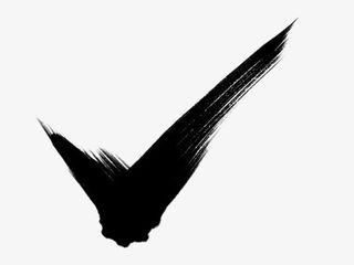 手绘黑色笔墨对勾免抠