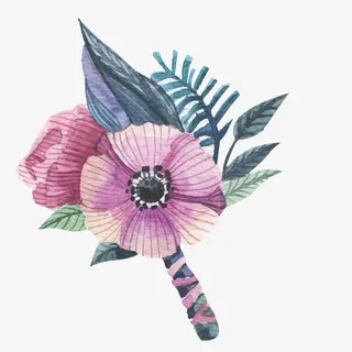 矢量装饰花免抠