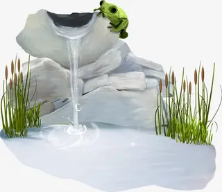 流水png素材免抠