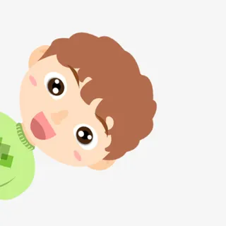 鲜艳活泼六一儿童节促销海报 男孩也没有牙免抠