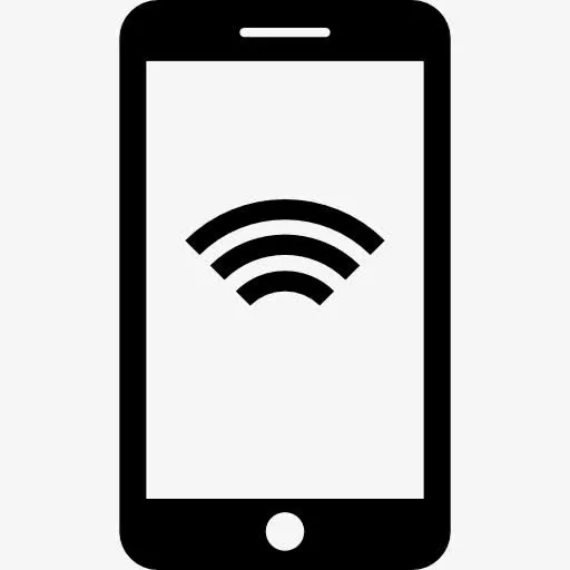 智能手机和无线互联网图标免抠