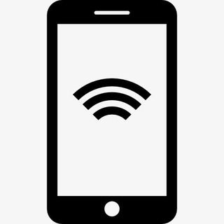 智能手机和无线互联网图标免抠