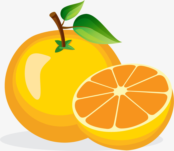 夏季水果橙色橙子免抠