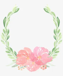 水彩植物花朵免抠