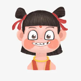 哪吒魔童降世免抠手绘/卡通卡通元素