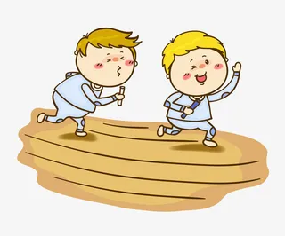 跑道上的男生免抠