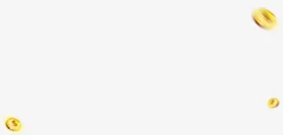 金币漂浮元素免抠