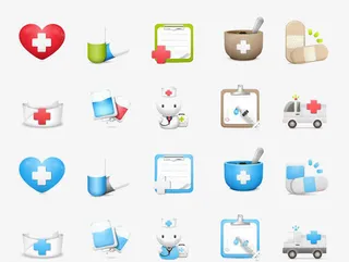 护士帽图标合集高清免扣素材免抠