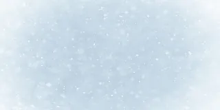 蓝色漫天飘浮大雪美景免抠