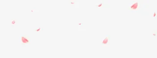 粉色漂浮花瓣活动装饰免抠