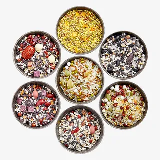 八宝粥原料组合摄影免抠