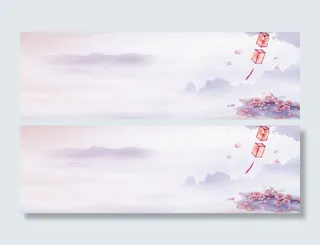 山水墨背景中国风背景图高清