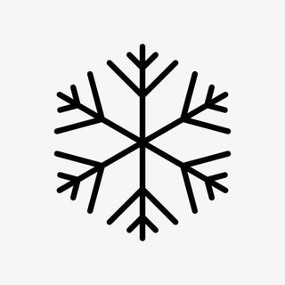 六角雪花符号图标免抠