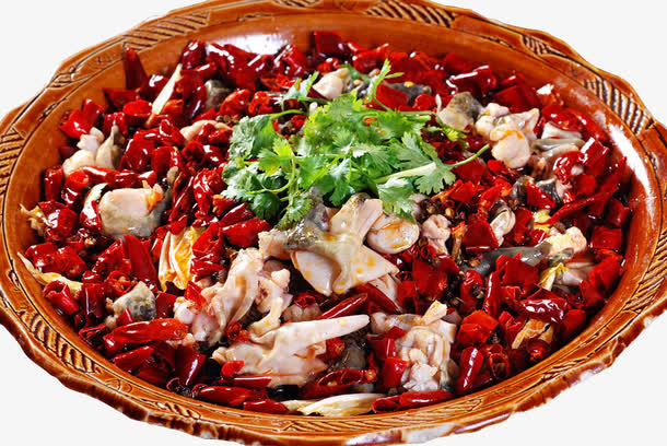 美食素材沸腾牛蛙免抠