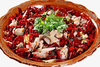 美食素材沸腾牛蛙免抠