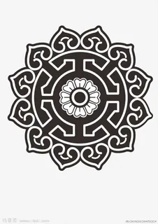 蒙古经典花纹免抠 蒙古经典花纹免抠