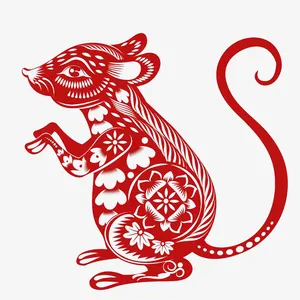 鼠年大吉大利4免抠