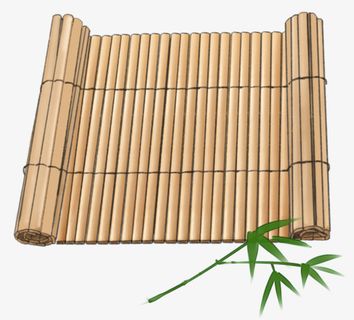 国潮风元素竹简免抠