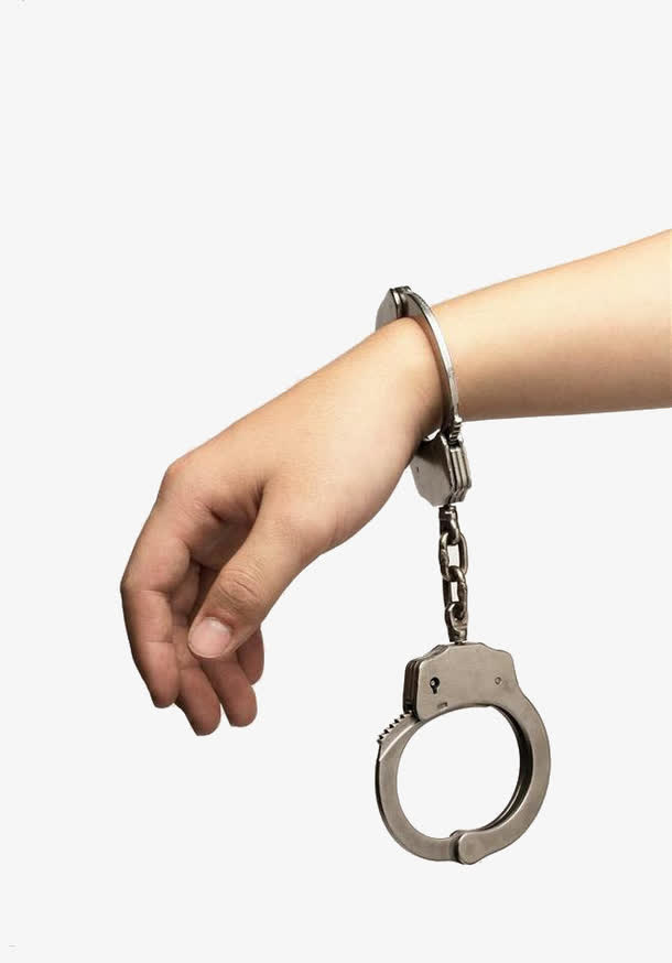 带手铐的手部免抠