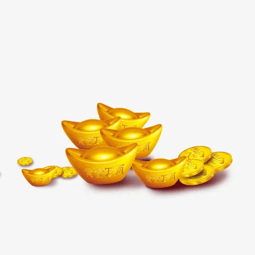 金银财宝素材免抠