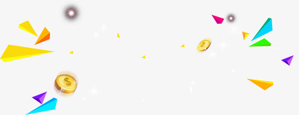 三角漂浮免抠