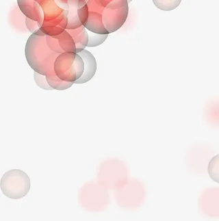 梦幻粉色光效冬季装饰免抠
