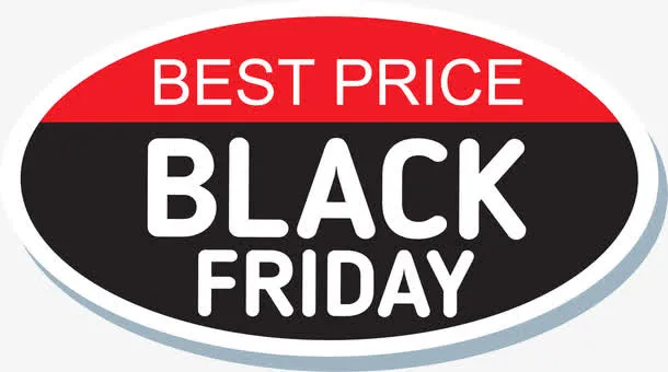 椭圆形黑色星期五免抠