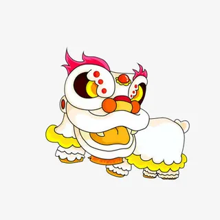 卡通可爱狮子免抠