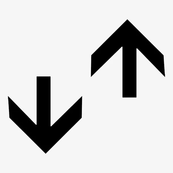 卡通涨价的箭头标识PSD分层免抠