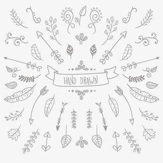 黑白图纸收藏免费下载免抠