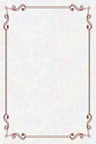 欧美简单边框免抠