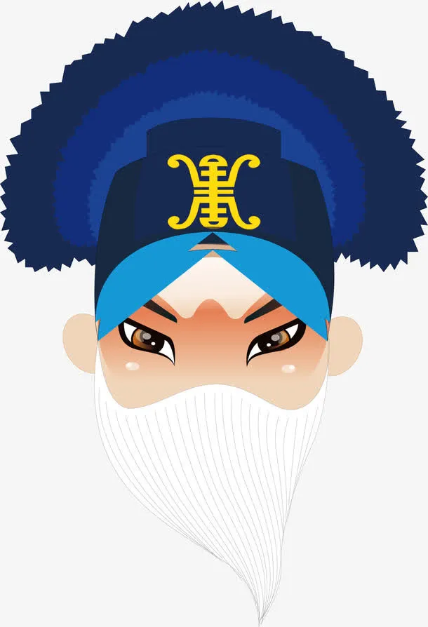 头像中国风式构图免抠
