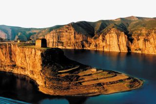 老牛湾风景免抠