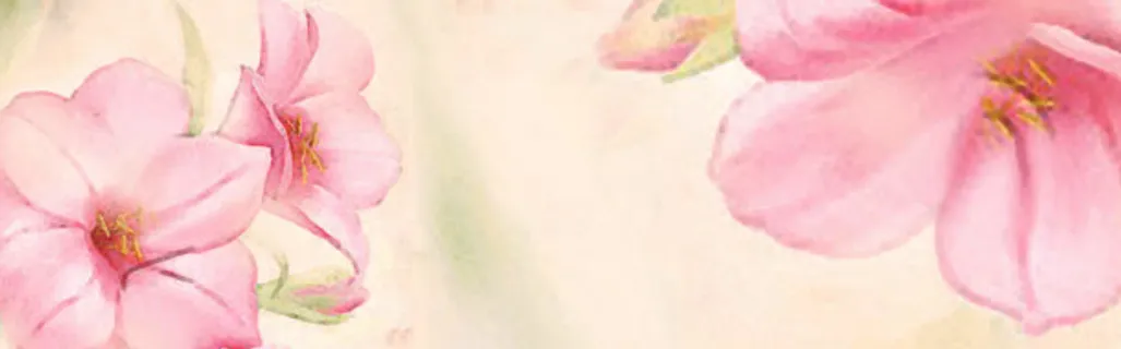 简约大气花朵海报背景