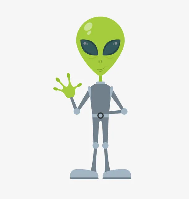 矢量外星人免抠