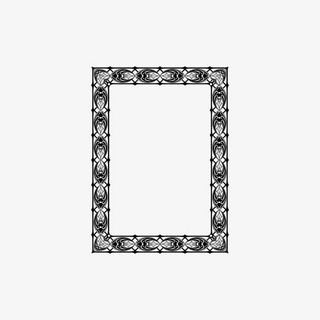 简约复古边框免抠