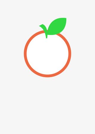 水果可爱对话框免抠