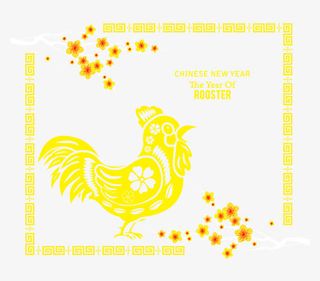 2017鸡年新年春节喜庆免抠