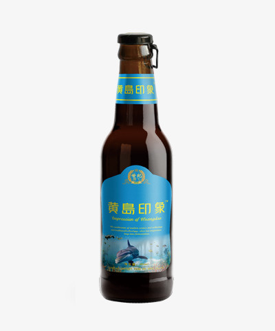 黄岛印象啤酒 瓶装496ML免抠